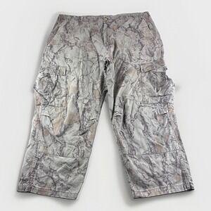 Natural Gear Cargo Pants Mens XL Camo Hunting Utility Pockets Outdoors 40x27